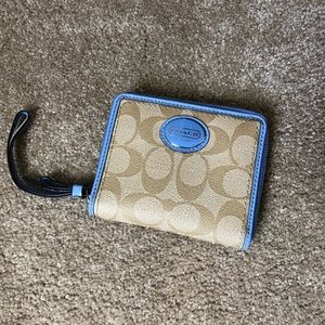 Periwinkle blue COACH wallet